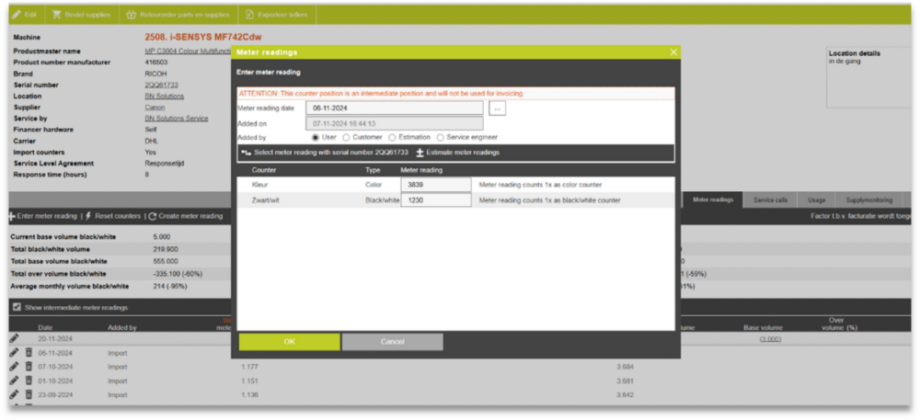 Example of import in BN Solutions